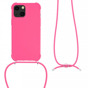 Husa pentru iPhone 13 Mini, Silicon, Roz, 55933.77 - Img 2