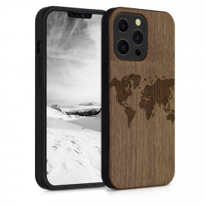 Husa pentru iPhone 13 Pro, Lemn, Maro, 55967.02 - Img 1