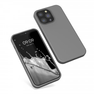 Husa pentru iPhone 13 Pro, Silicon, Gri, 55880.155 - Img 2