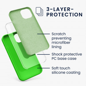 Husa pentru iPhone 13, Silicon, Verde, 55878.159 - Img 3