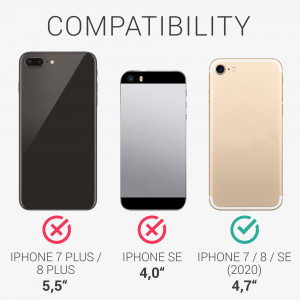 Husa pentru iPhone 8 / iPhone 7 / iPhone SE 2, Silicon, Albastru, 49979.224 - Img 6