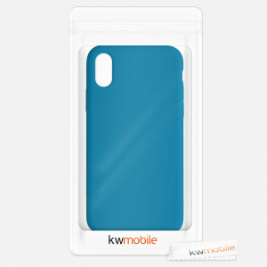 Husa pentru iPhone X / iPhone XS, Silicon, Albastru, 46313.224 - Img 7