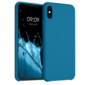 Husa pentru iPhone XS Max, Silicon, Albastru, 45909.224 - Img 1