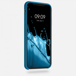 Husa pentru iPhone XS Max, Silicon, Albastru, 45909.224 - Img 3