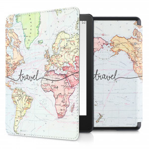 Husa pentru Kindle Paperwhite 11, Piele ecologica, Multicolor, kwmobile, 56256.04 - Img 1