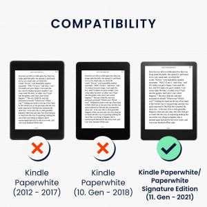 Husa pentru Kindle Paperwhite 11, Textil, Gri, kwmobile, 56260.05 - Img 6