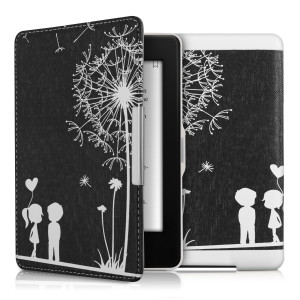 Husa pentru Kindle Paperwhite 7, Piele ecologica, Negru, 23136.17 - Img 1