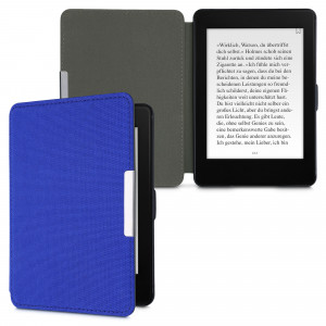 Husa pentru Kindle Paperwhite 7, Textil, Albastru, kwmobile, 49487.04 - Img 1