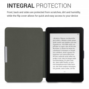 Husa pentru Kindle Paperwhite 7, Textil, Albastru, kwmobile, 49487.04 - Img 5