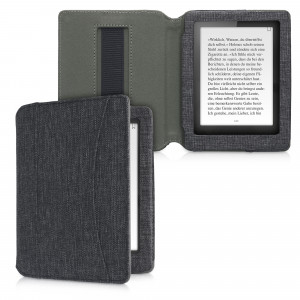 Husa pentru Kobo Aura Edition 1, Textil, Gri, kwmobile, 54136.19 - Img 2