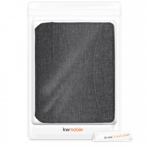 Husa pentru Kobo Aura Edition 1, Textil, Gri, kwmobile, 54136.19 - Img 7