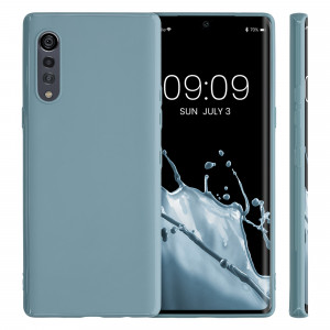 Husa pentru LG Velvet, Silicon, Albastru, 52532.207 - Img 2