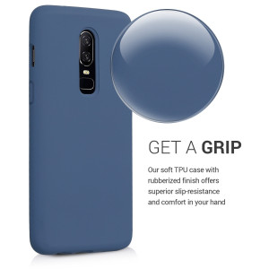 Husa pentru OnePlus 6, Silicon, Albastru, 46122.116 - Img 4