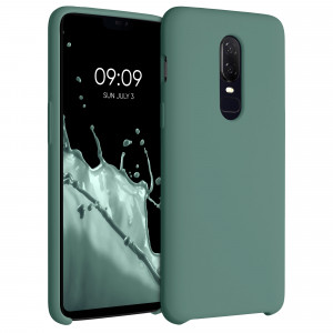 Husa pentru OnePlus 6, Silicon, Verde, 46122.166 - Img 1