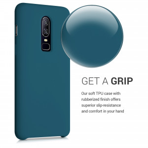 Husa pentru OnePlus 6, Silicon, Verde, 46122.57 - Img 4