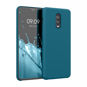 Husa pentru OnePlus 6T, Silicon, Verde, 46316.57 - Img 1