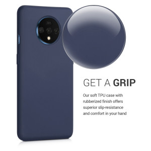 Husa pentru OnePlus 7T, Silicon, Albastru, 50403.116 - Img 4