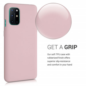 Husa pentru OnePlus 8T, Silicon, Roz, 53683.10 - Img 4
