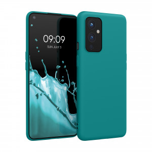 Husa pentru OnePlus 9, Silicon, Verde, 55726.57, kwmobile - Img 1