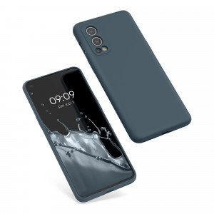 Husa pentru OnePlus Nord 2 5G, Silicon, Albastru, 56070.202, kwmobile - Img 2