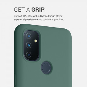 Husa pentru OnePlus Nord N100, Silicon, Verde, 53891.166 - Img 4