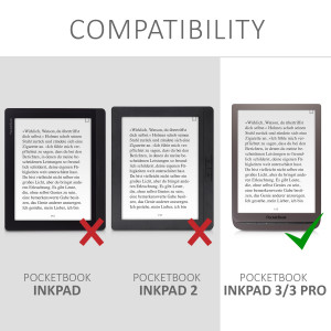 Husa pentru PocketBook InkPad 3 / InkPad 3 Pro, Piele ecologica, Albastru, 44761.17 - Img 6