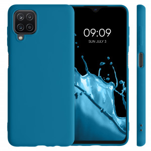 Husa pentru Samsung Galaxy A12, Silicon, Albastru, 54048.224 - Img 2