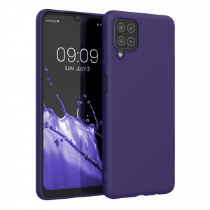 Husa pentru Samsung Galaxy A12, Silicon, Albastru, 54048.226, kwmobile - Img 1