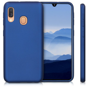 Husa pentru Samsung Galaxy A40, Silicon, Albastru, 48546.64 - Img 2