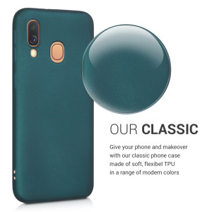 Husa pentru Samsung Galaxy A40, Silicon, Verde, 48546.14 - Img 4
