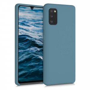 Husa pentru Samsung Galaxy A41, Silicon, Albastru, 52301.207 - Img 1