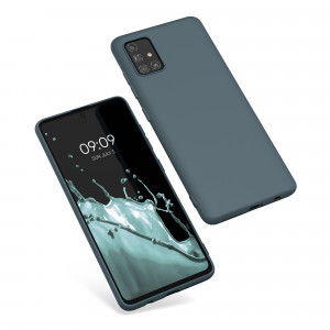 Husa pentru Samsung Galaxy A51, Silicon, Albastru, 51196.202 - Img 2