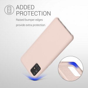 Husa pentru Samsung Galaxy A51, Silicon, Roz, 51197.52 - Img 6