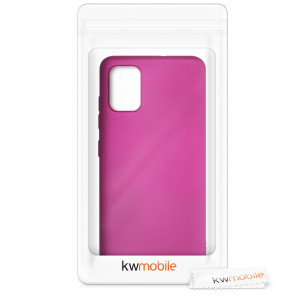 Husa pentru Samsung Galaxy A51, Silicon, Roz, 51201.65 - Img 7