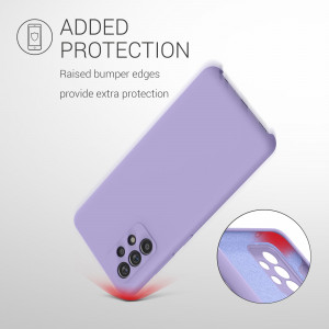 Husa pentru Samsung Galaxy A52 / Galaxy A52 5G / Galaxy A52s 5G, Silicon, Mov, 54347.222 - Img 6