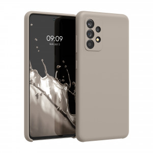 Husa pentru Samsung Galaxy A52 / Galaxy A52 5G / Galaxy A52s 5G, Silicon, Gri, 54347.43, kwmobile - Img 1