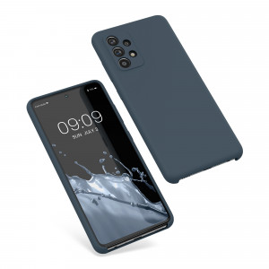 Husa pentru Samsung Galaxy A52 / Galaxy A52 5G / Galaxy A52s 5G, Silicon, Albastru, 54347.202, kwmobile - Img 2