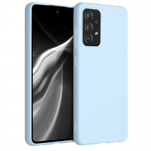 Husa pentru Samsung Galaxy A52, Silicon, Albastru, 54346.58 - Img 1