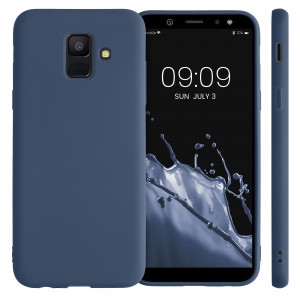 Husa pentru Samsung Galaxy A6 (2018), Silicon, Albastru, 45247.116 - Img 2