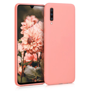 Husa pentru Samsung Galaxy A70, Silicon, Rose Gold, 48427.56 - Img 1