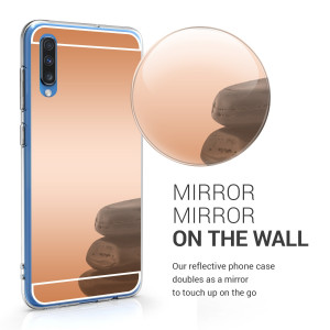 Husa pentru Samsung Galaxy A70, Silicon, Rose Gold, 49631.41 - Img 4