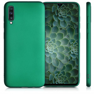 Husa pentru Samsung Galaxy A70, Silicon, Verde, 48430.170 - Img 2