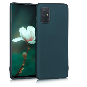 Husa pentru Samsung Galaxy A71, Silicon, Verde, 51213.14 - Img 1