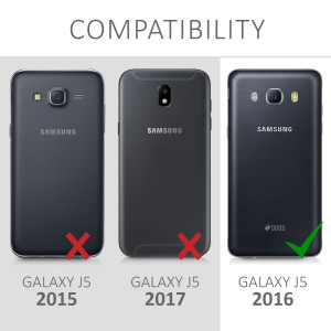 Husa pentru Samsung Galaxy J5 (2016), Piele ecologica, Negru, 39806.01 - Img 6