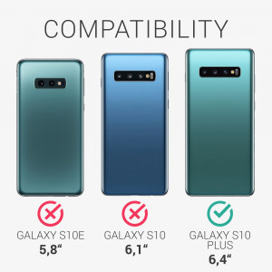 Husa pentru Samsung Galaxy S10 Plus, Silicon, Albastru, 49028.224 - Img 5