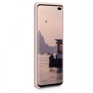 Husa pentru Samsung Galaxy S10 Plus, Silicon, Roz, 49028.52 - Img 3
