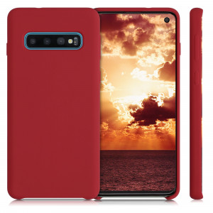 Husa pentru Samsung Galaxy S10, Silicon, Rosu, 47732.208 - Img 2