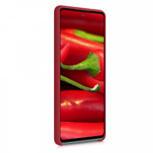 Husa pentru Samsung Galaxy S20 FE, Silicon, Rosu, 53605.208 - Img 3
