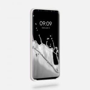 Husa pentru Samsung Galaxy S9 Plus, Silicon, Alb, 44183.48, kwmobile - Img 3