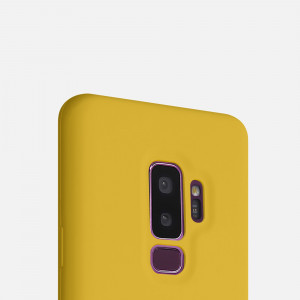 Husa pentru Samsung Galaxy S9 Plus, Silicon, Galben, 44183.143 - Img 8